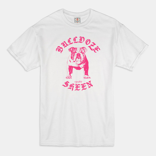 Bulldoze T-Shirts white / pink