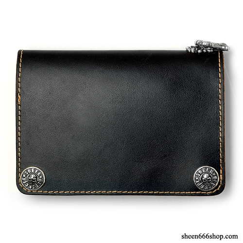 575 Leather Wallet #005 - black / 6pcs Limited