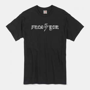 Fxxk You 02 T-Shirts black/white