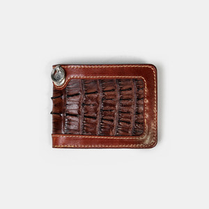 575 Leather Wallet #028 BF SE Cow hide_Caiman