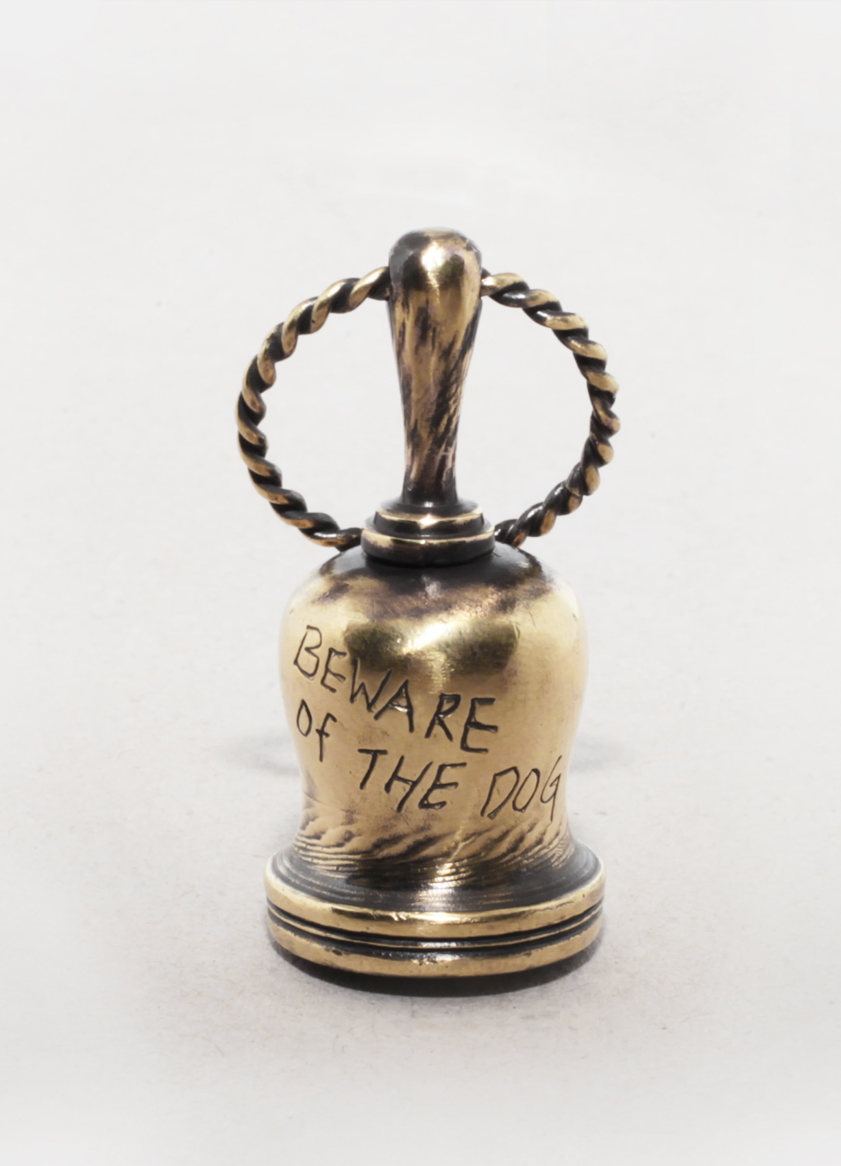 guardian sharpei bell (brass)