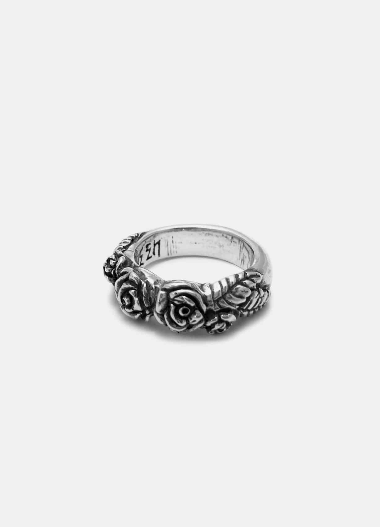 Rose Silver Ring