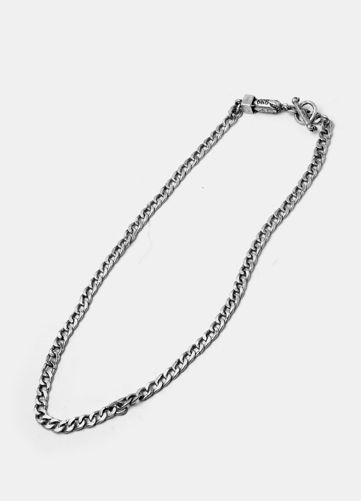576 Chain Silver Necklace with Bomb
