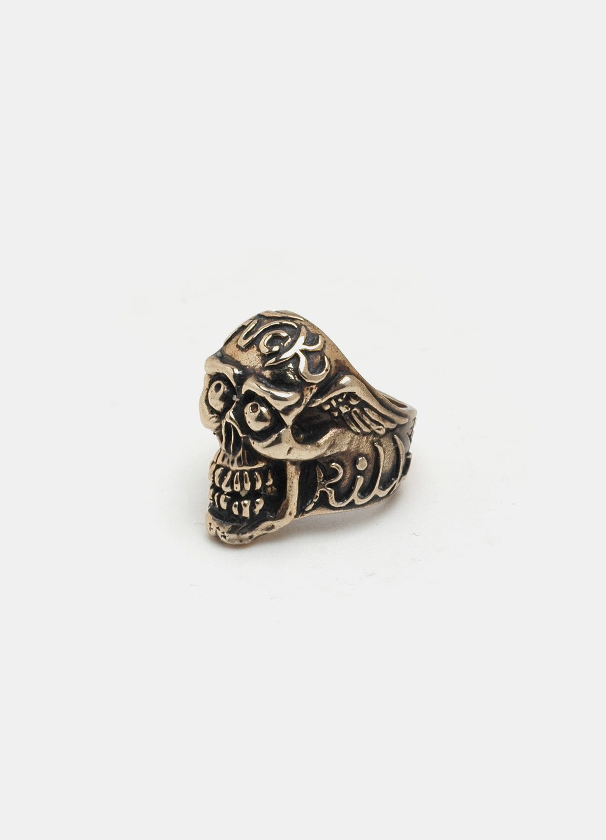 H.F.K Skull Ring Brass Ver