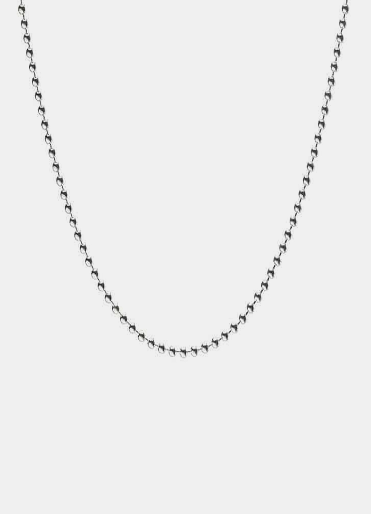 3mm Ball Chain Necklace New