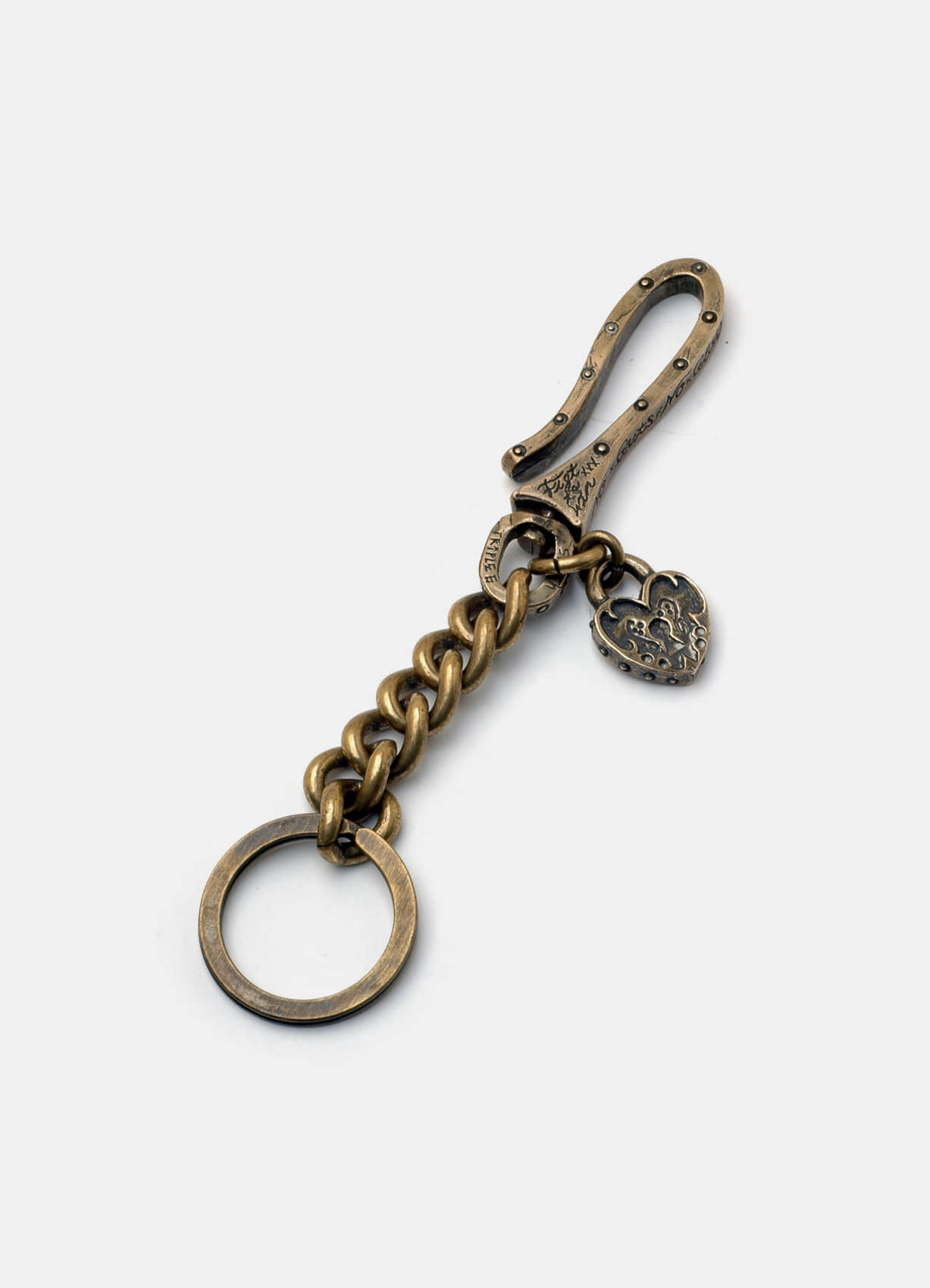 Lock Pendant Brass Key Holder